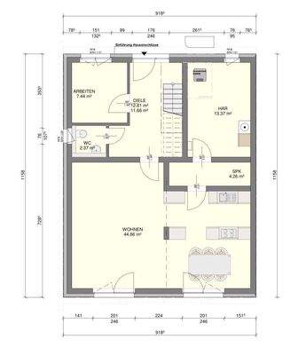 Grundriss Erdgeschoss