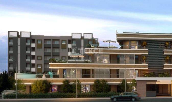 Apartments with a Pool on the Main Road in Antalya Aksu