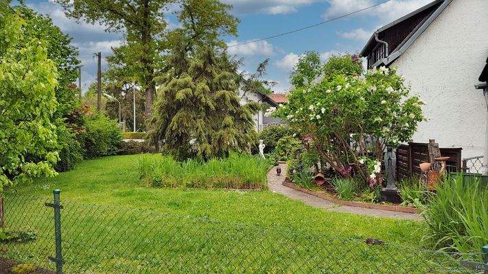 Der Gartenbereich zum Entspannen