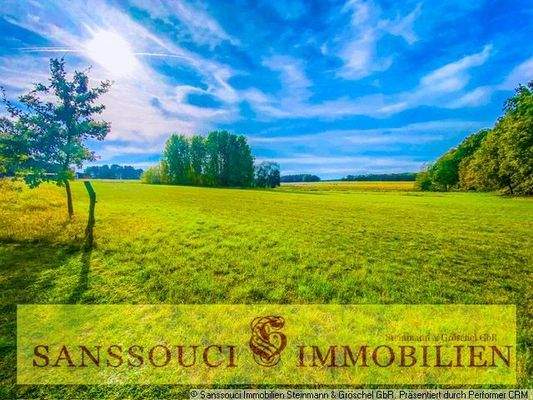 Weitblick über das eigene Grundstück