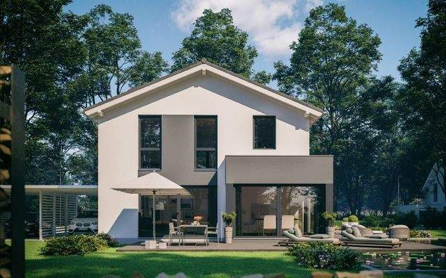 Ansicht Garten frontal