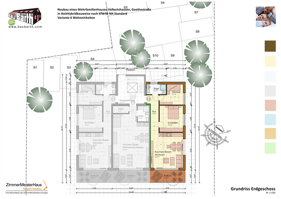 Grundriss Wohnung 1.3