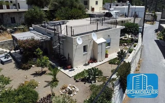 Kreta, Krevvatas: Charmantes Haus mit herrlichem Meerblick zur Südküste zu verkaufen