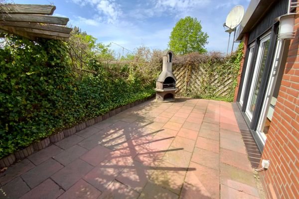 Terrasse vorderer Bungalow