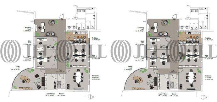 Grundriss 2. OG BT B 258,71 m²