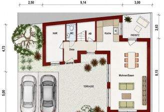 Grundriss EG-Haus 3