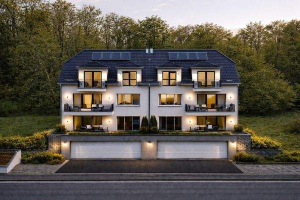 Visualisierung DHH bei Abenddämmerung