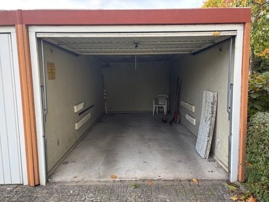 Innenansicht der Garage