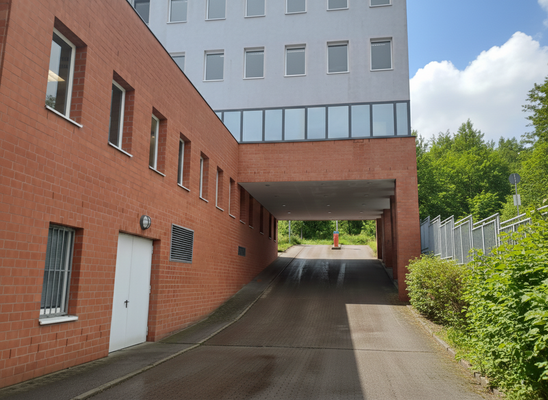 Tiefgarageneinfahrt