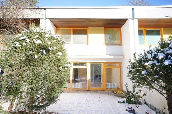 Haus Gartenansicht neu