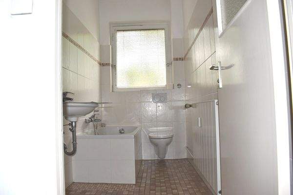 Blick ins Badezimmer