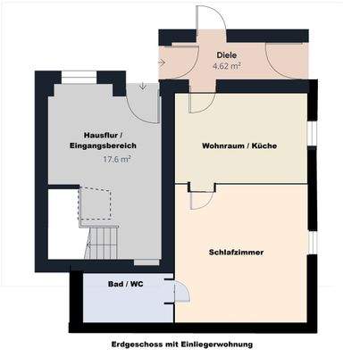 Erdgeschoss mit Einliegerwhg.