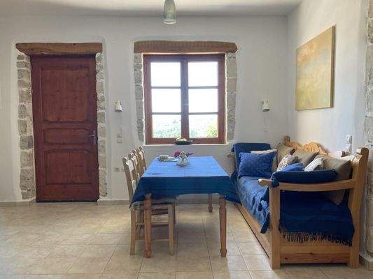 Kreta, Paidochori: Ländliches Steinhaus mit freier Aussicht zu verkaufen