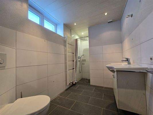 Tageslichtbad mit Dusche und WC