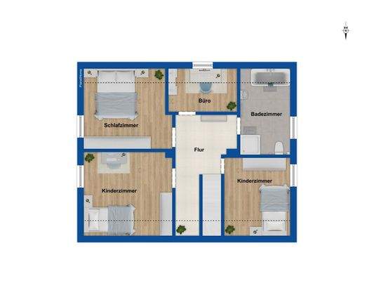 Grundriss Obergeschoss