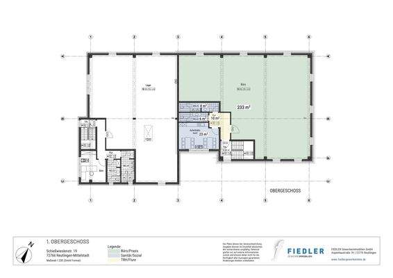 Grundriss Obergeschoss