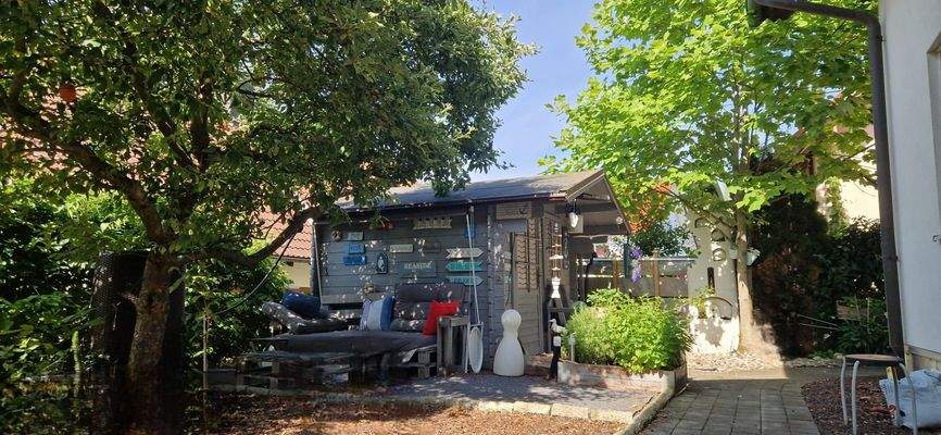 Gartenhaus mit Lounge Nordseite-01