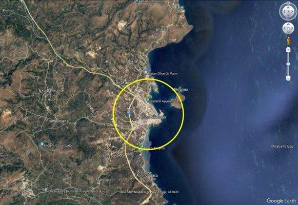 Baugrundstück von 370 m² in Agios Nikolaos zu verkaufen