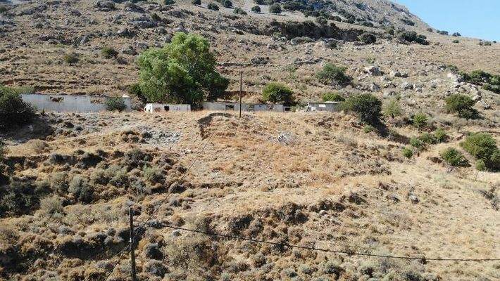 Kreta, Platani: Prestigeträchtiges Panoramagrundstück in der Nähe von Souda zu verkaufen