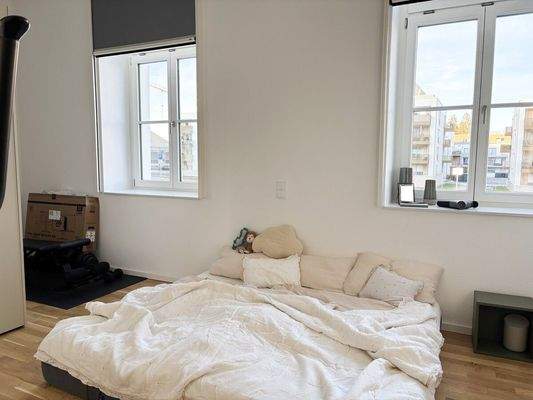 Schlafzimmer - Blick nach Nord-Osten