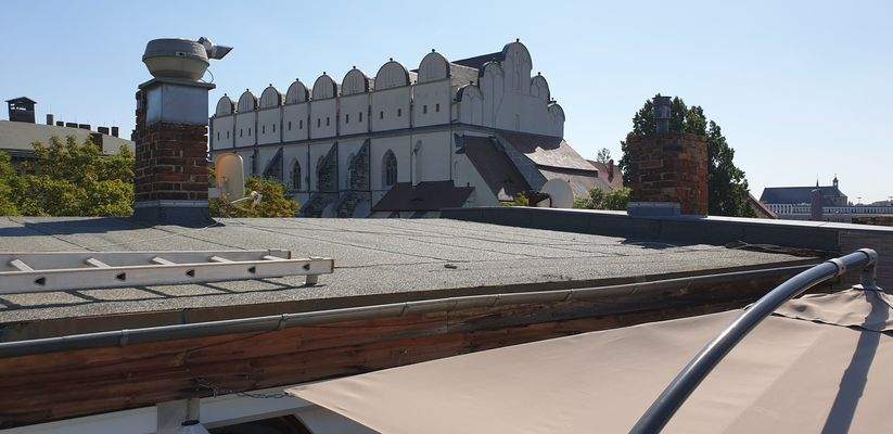 Blick zur Moritzburg