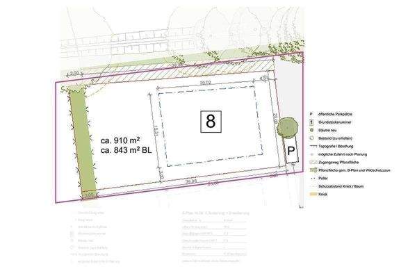 Lageplan Grundstück 8