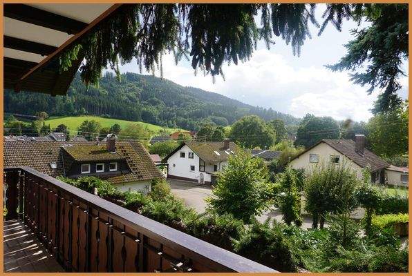 Aussicht vom Obergeschoss