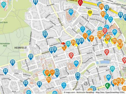 Geolyzer Kartenausschnitt
