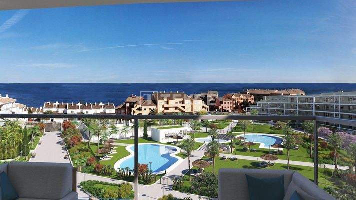 Sea View Apartments Close to Beach in Manilva