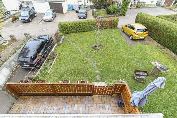 Gartenausblick Balkon OG