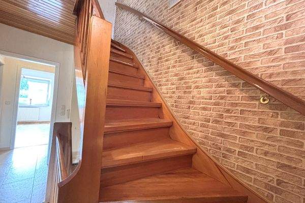 Treppe ins Dachgeschoss