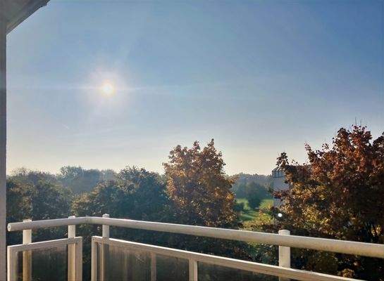 Balkon/ Ausblick Grünanlage