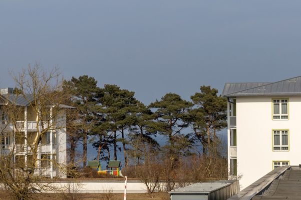 Blick zur Strandpromenade