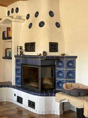 Kaminofen im Wohnbereich