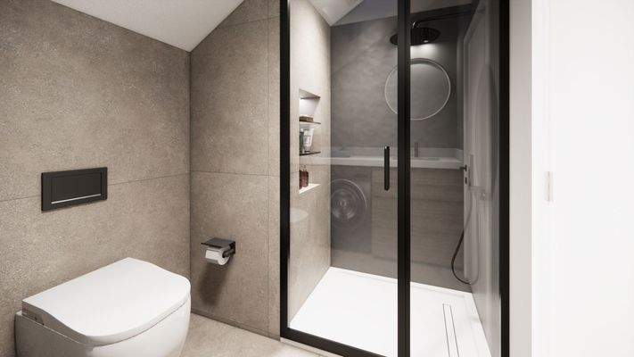 Badezimmer - DG - Visualisierung, Abweichungen möglich!