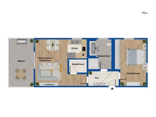 Grundriss 2. Obergeschoss