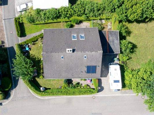 Hausansicht Vogelperspektive