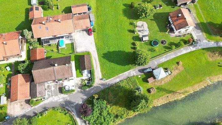 Luftbild vom Grundstück (Von Süden nach Norden)