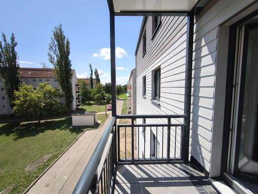 Ausblick Balkon