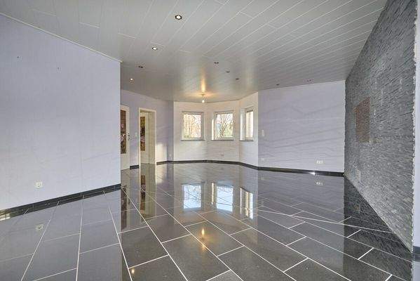 Der Wohn/Essbereich des EFH