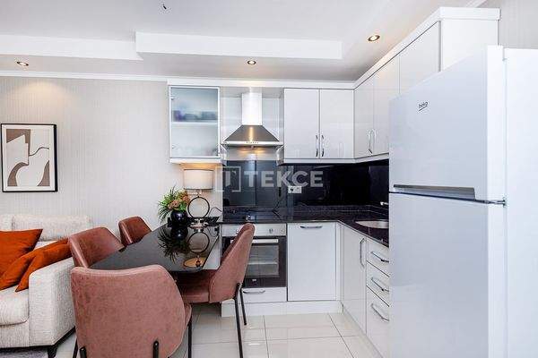 Turnkey Apartment in a Complex Close to the Sea in Alanya Antalya