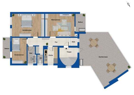 Grundriss 3. Obergeschoss