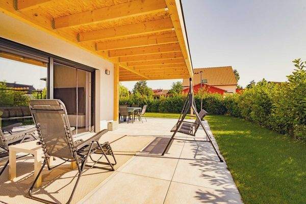 Überdachte Pergola...