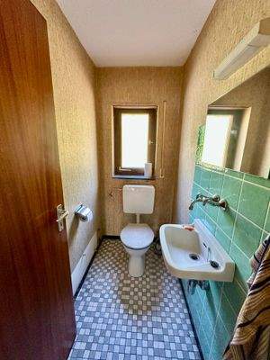 Separates WC im Erdgeschoss