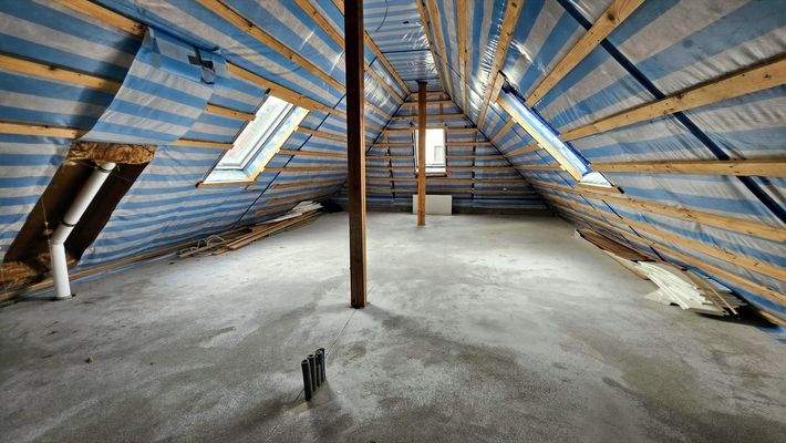 Ausbaureserve im Dachgeschoss