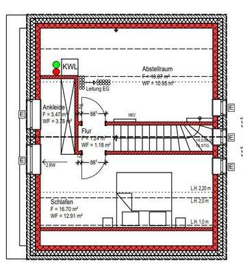 Grundriss Dachgeschoss