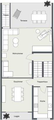 Erdgeschoss & Staffel