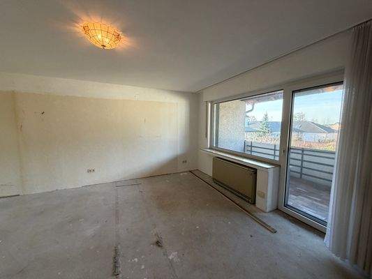 Schlafzimmer mit ausgang zum Balkon