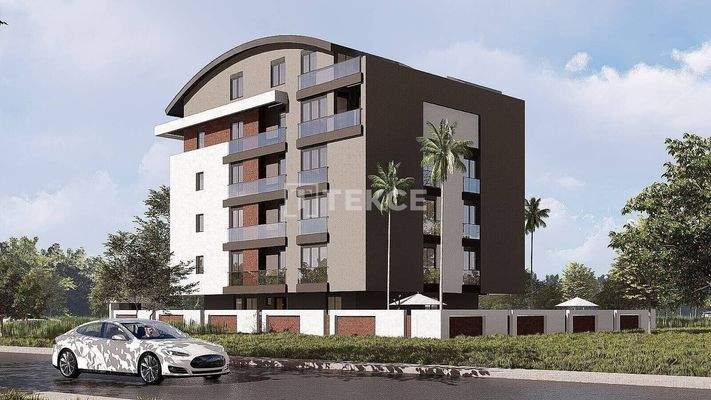 1-Bedroom Flats in a Complex Near the Sea in Antalya Muratpaşa