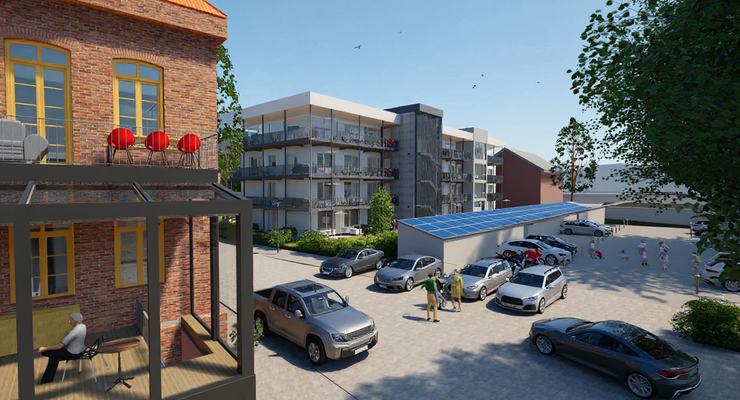 Blick aus Nordwesten